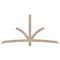 Ekena Millwork Davenport Smooth Timber Gable Bracket, Douglas Fir, 84"W x 42"H x 3 1/2"D x 3 1/2"F, 12/12 Pitch GBW084X42X0404DAV00SDF - alternate 1